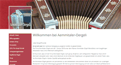 Desktop Screenshot of aemmitaler-oergeli.ch